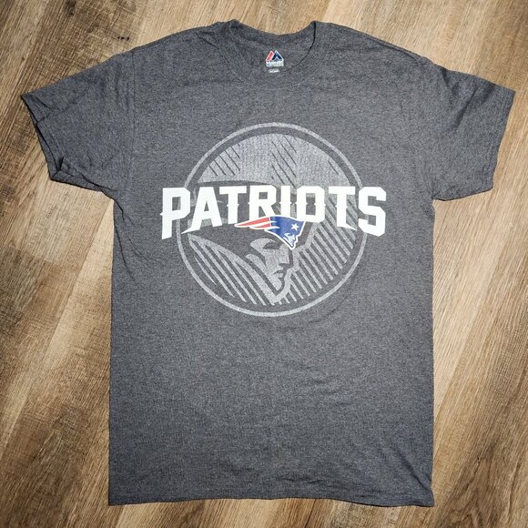 Majestic Other - 🏈✨💍Majestic NFL Men's New England Patriots Shirt Short Sleeve Gray-S